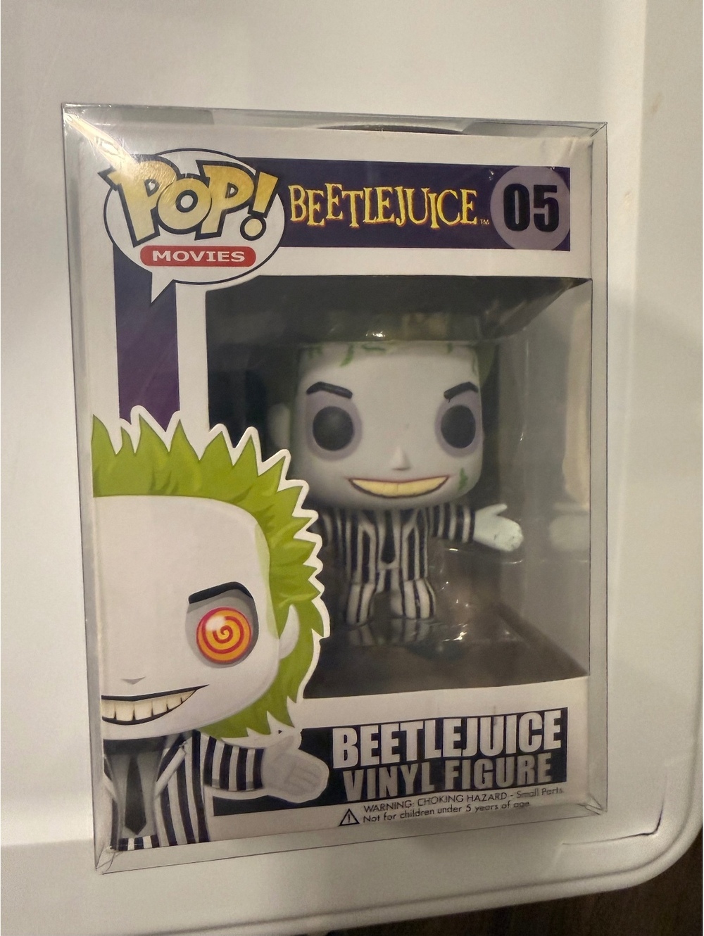 Funko Pop! Movies Beetlejuice #05 Vaulted Original Release w/ Protector